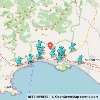 Mappa Via Ponzanello, 04023 Formia LT, Italia (3.39636)