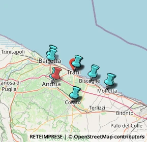 Mappa Viale Sant'Antonio, 76125 Trani BT, Italia (10.7705)