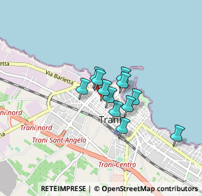 Mappa Viale Sant'Antonio, 76125 Trani BT, Italia (0.55167)