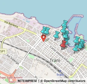 Mappa Via D. Alvarez, 76125 Trani BT, Italia (0.54533)