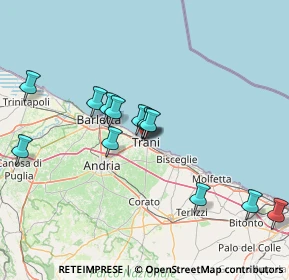 Mappa Via D. Alvarez, 76125 Trani BT, Italia (14.54692)