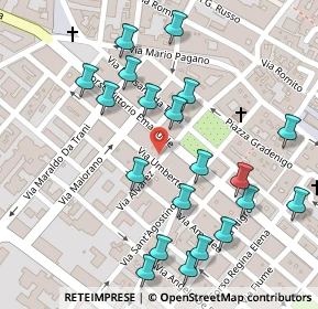 Mappa Via D. Alvarez, 76125 Trani BT, Italia (0.148)