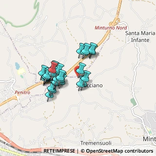 Mappa Via Grata, 04026 Minturno LT, Italia (0.73793)
