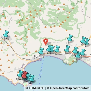 Mappa Via Grazia Deledda, 04023 Formia LT, Italia (6.5245)