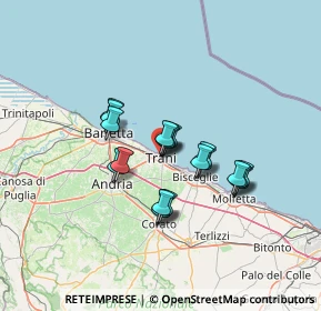 Mappa Piazza Giuliano, 76125 Trani BT, Italia (10.754)