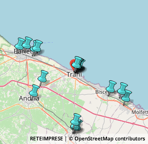 Mappa Piazza Giuliano, 76125 Trani BT, Italia (7.874)