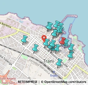 Mappa Piazza Giuliano, 76125 Trani BT, Italia (0.3815)