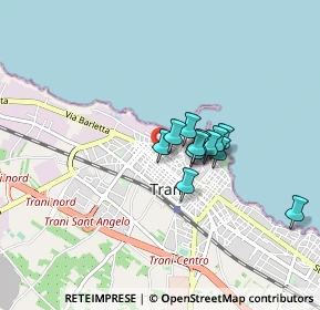 Mappa Via Pedaggio Santa Chiara, 76125 Trani BT, Italia (0.60333)