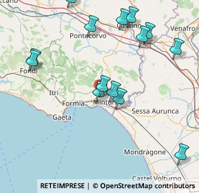 Mappa Via Hernandez, 04026 Spigno Saturnia LT, Italia (19.08571)