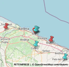 Mappa Via Mons.Francesco Petronelli, 76125 Trani BT, Italia (25.29364)