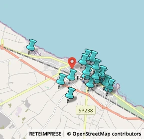 Mappa Via Mons.Francesco Petronelli, 76125 Trani BT, Italia (1.5755)