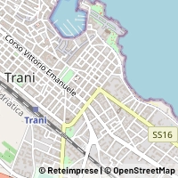 Mapa Trani