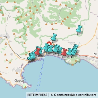 Mappa Via Madonna di Castagneto, 04023 Formia LT, Italia (3.119)