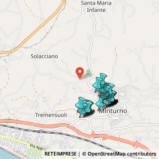 Mappa Via Solacciano, 04026 Minturno LT, Italia (1.02667)