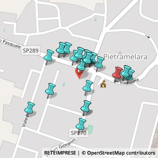 Mappa Via N. Monforte, 81051 Pietramelara CE, Italia (0.10385)