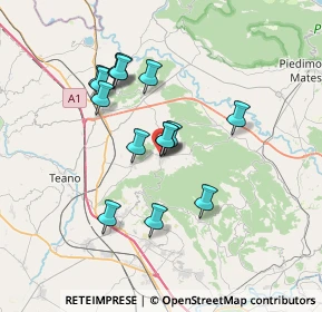 Mappa Via N. Monforte, 81051 Pietramelara CE, Italia (6.33933)