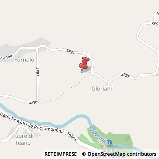 Mappa Via Gloriani, 85, 81057 Caianello, Caserta (Campania)