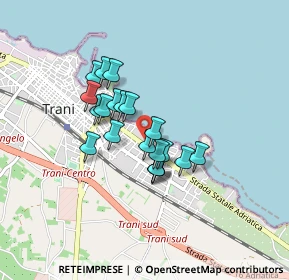 Mappa Via Avvocato Vittorio Malcangi, 76125 Trani BT, Italia (0.651)