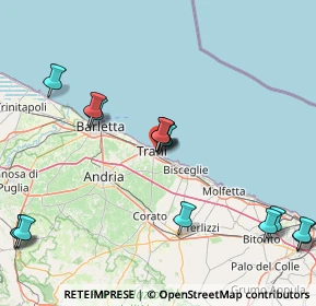 Mappa Via Avvocato Vittorio Malcangi, 76125 Trani BT, Italia (20.94933)