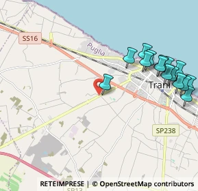 Mappa SP  130 KM. 2, 76125 Trani BT, Italia (2.592)