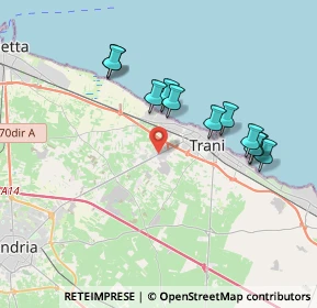 Mappa SP  130 KM. 2, 76125 Trani BT, Italia (3.75091)