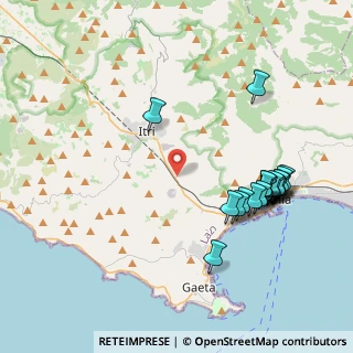 Mappa Contrada Pagnano, 04020 Itri LT, Italia (4.6495)