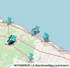 Mappa CAP, 76125 Trani BT, Italia (11.022)