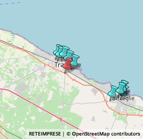 Mappa Via Attilio Gisotti, 76125 Trani BT, Italia (3.54636)