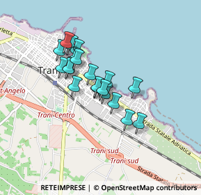 Mappa Via Attilio Gisotti, 76125 Trani BT, Italia (0.655)