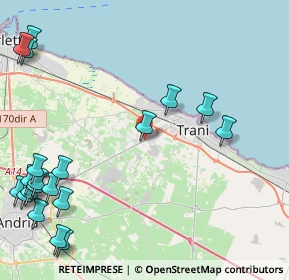 Mappa SP  1 km. 2, 76125 Trani BT, Italia (6.649)