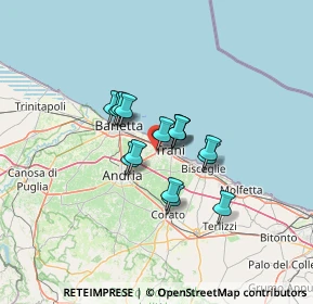 Mappa SP  1 km. 2, 76125 Trani BT, Italia (9.05533)