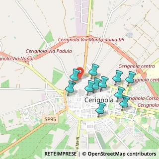 Mappa Via Alessandro Volta, 71042 Cerignola FG, Italia (0.86545)