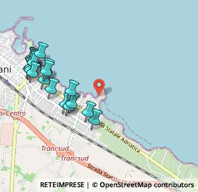 Mappa Via S. Maria di Colonna, 76125 Trani BT, Italia (1.2185)