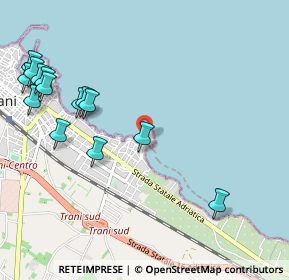 Mappa Via S. Maria di Colonna, 76125 Trani BT, Italia (1.355)