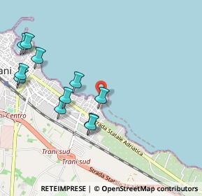 Mappa Via S. Maria di Colonna, 76125 Trani BT, Italia (1.17273)