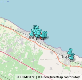 Mappa Via Otto Marzo, 76125 Trani BT, Italia (2.22167)