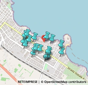 Mappa Via Otto Marzo, 76125 Trani BT, Italia (0.378)