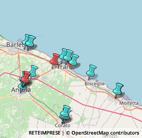 Mappa Via Otto Marzo, 76125 Trani BT, Italia (9.751)