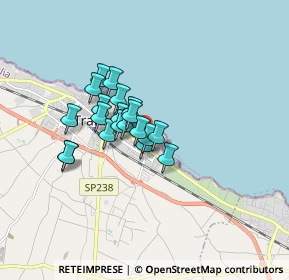 Mappa Via Otto Marzo, 76125 Trani BT, Italia (1.2195)