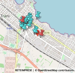 Mappa Piazza Martiri di Via Fani, 76125 Trani BT, Italia (0.4185)