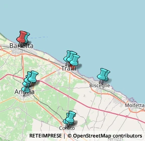 Mappa Piazza Martiri di Via Fani, 76125 Trani BT, Italia (9.5705)