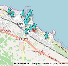 Mappa Piazza Martiri di Via Fani, 76125 Trani BT, Italia (0.95286)