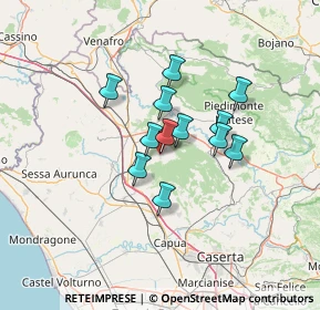 Mappa Via S. Giovanni, 81051 Pietramelara CE, Italia (9.95667)