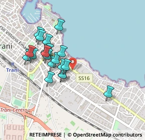 Mappa Via Pola, 76125 Trani BT, Italia (0.4345)