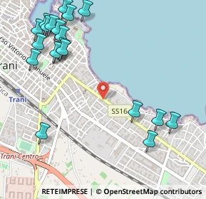 Mappa Via Città di Milano, 76125 Trani BT, Italia (0.7365)