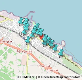Mappa Via Città di Milano, 76125 Trani BT, Italia (0.692)