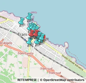 Mappa Via Città di Milano, 76125 Trani BT, Italia (0.61125)