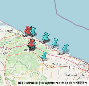 Mappa Via Città di Milano, 76125 Trani BT, Italia (10.6615)