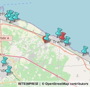 Mappa Via Andria Km 1, 76125 Trani BT, Italia (5.93455)