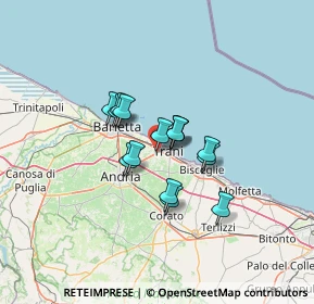Mappa Via Andria Km.1+250, 76125 Trani BT, Italia (9.08)